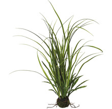 Plante artificielle avec de longues feuilles et racines