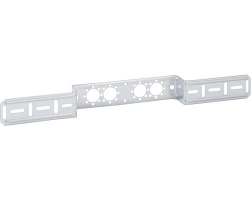 Plaque de montage galvanisée GEBERIT Mepla pour 76,5 mm ou 153 mm 601.732.00.1 Rail de montage métallique avec trous de fixation