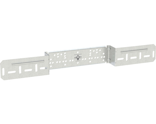 Raccord à enficher GEBERIT PushFit unité de montage acier 597 mm 650.732.00.2 Rail de montage en métal avec trous