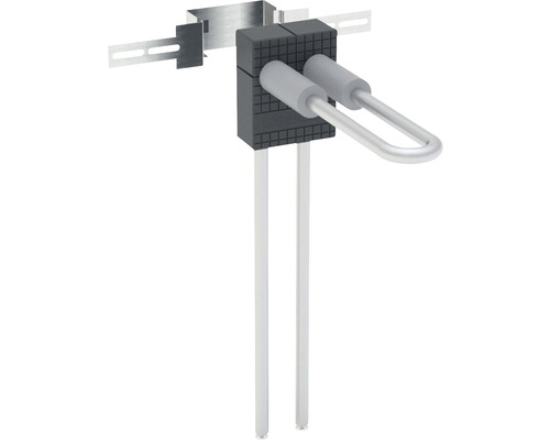 Prise de raccordement en plastique GEBERIT PushFit 16 mm 100 mm 650.233.00.1 Porte-serviettes pour montage mural