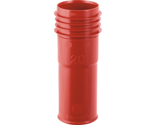 Douille de marquage pour tube de protection GEBERIT PushFit rouge 20 mm 651.023.00.1