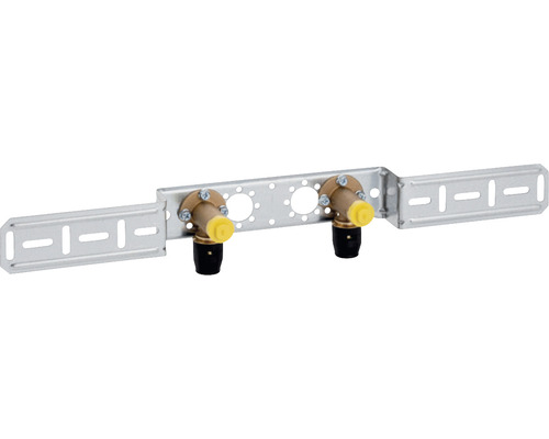 Raccord d'angle à 90° GEBERIT PushFit laiton prémonté double 20 mm x 1/2 pouce FI 651.299.00.1