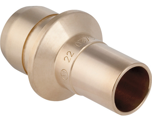 Transition à enficher GEBERIT PushFit sur Mapress fonte 22 mm x 28 mm 653.454.00.1 Raccord en laiton 22 millimètres
