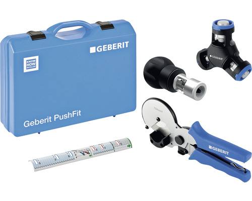 Outil de montage GEBERIT PushFit avec gabarit de marquage pour 14 mm ,16 mm , 20 mm et 25 mm 650.911.00.2