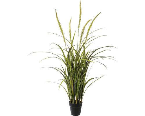 Plante artificielle Miscanthus hauteur : 120 cm vert