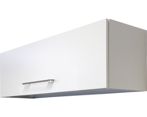 Armoire suspendue courte Flex Well Varo 100 x 32 x 32 cm façade blanc mat corps blanc