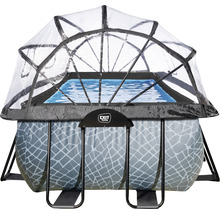 Piscine hors sol avec toit