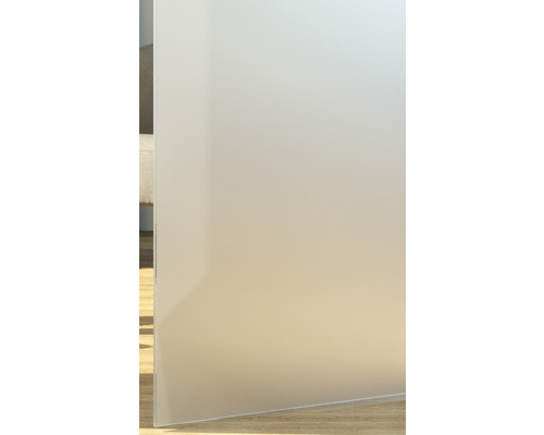 Vue d''une porte coulissante en verre