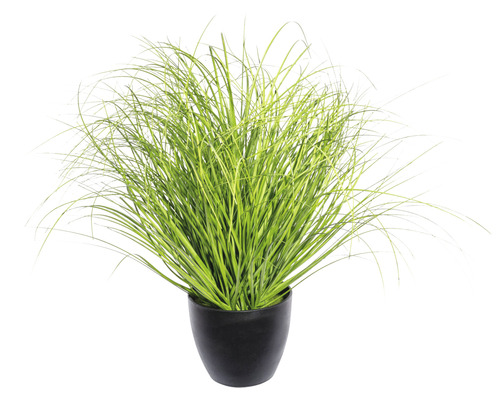 Plante artificielle touffe d'herbes hauteur : 50 cm vert