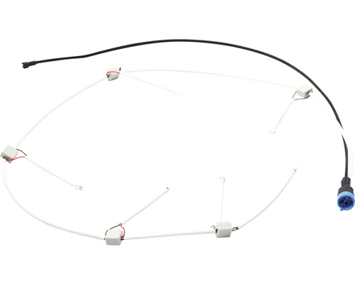 Guirlande lumineuse avec câble et éléments de connexion
