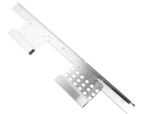 Support de gouttière en aluminium avec motif perforé