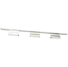 Rail mural en aluminium avec trois supports