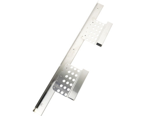 Support métallique avec trous pour montage mural