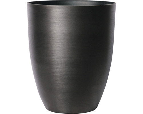 Pot pour plantes Lafiora plastique Ø 35 x h 42,5 cm noir