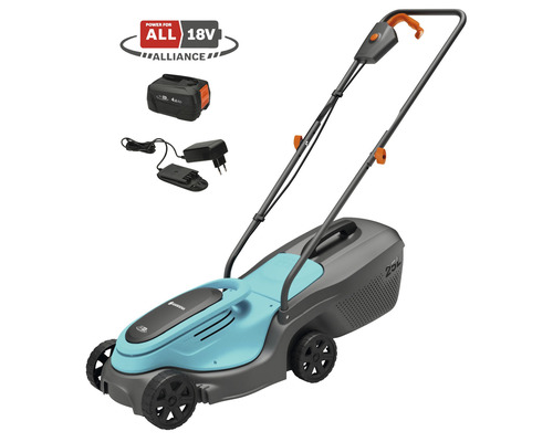 Tondeuse sans fil GARDENA PowerMax 30/18V P4A avec batterie 4 Ah et chargeur Tondeuse à gazon sans fil avec batterie et chargeur