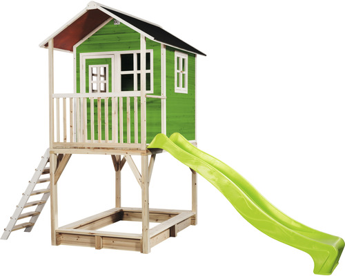 Cabane de jeux vert EXIT Loft 700