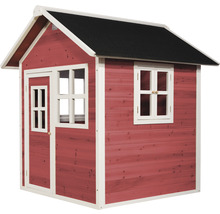 Maisonnette en bois avec porte et fenêtres