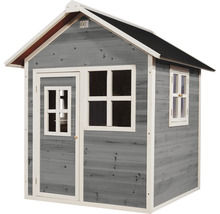 Maisonnette en bois avec porte et fenêtres