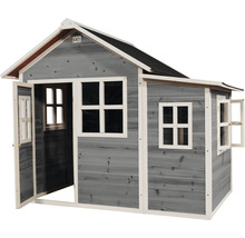 Spielhaus aus Holz mit Fenster und Tür