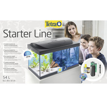 Tetra Starter Line Aquarium Komplettset mit LED Beleuchtung, 54 Liter