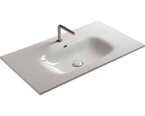 Aufsatzwaschtisch mit Armatur für das Badezimmer