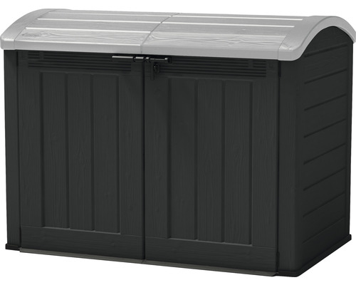 Aufbewahrungsbox mit Holzoptik für den Außenbereich