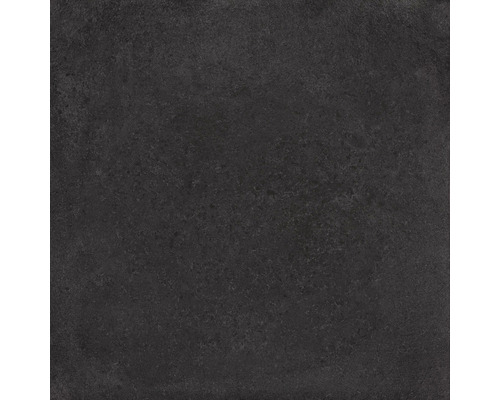 Carrelage sol et mur en grès cérame fin Bern 60 x 60 x 0,95 cm noir