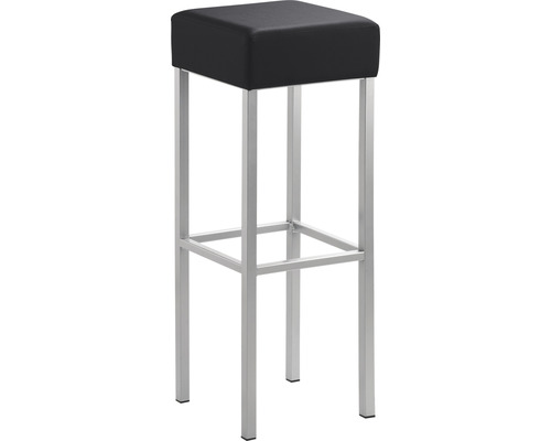 Chaise de bar Mayer Sitzmöbel 1136 34 x 34 x 92 cm acier argent perle/anthracite Tabouret de bar carré avec cadre métallique et assise