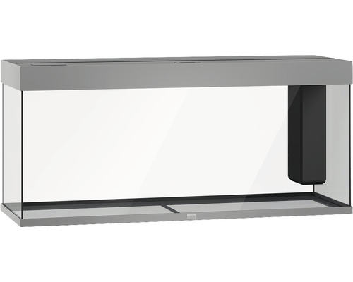 Aquarium rectangulaire avec système de filtration intégré