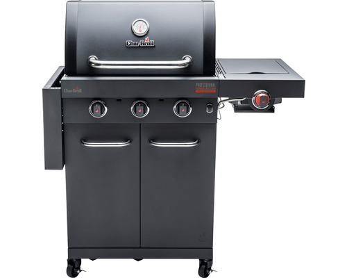 Char-Broil Gasgrill mit drei Brennern, Seitenkochfeld und Schrank