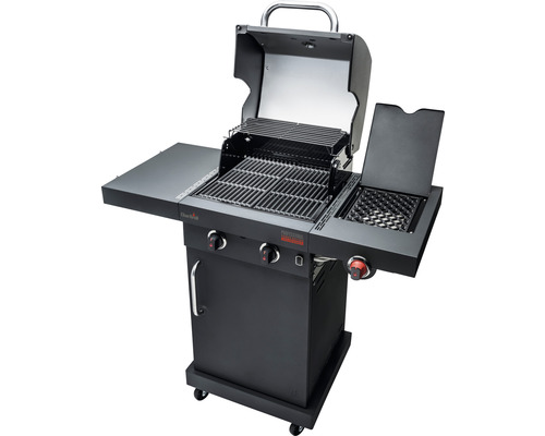 Grillwagen mit Seitenablagen und Grillrost