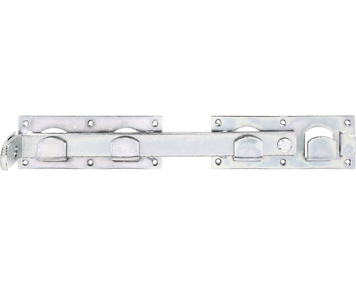 Loquet pour portail double 430 x 70 x 180 mm galvanisé, passivation couche épaisse Verrou de meuble métallique