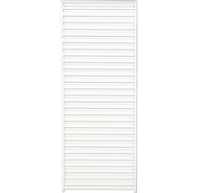 Clôture à lattes en bois