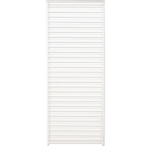 Cache-radiateur blanc avec lamelles horizontales