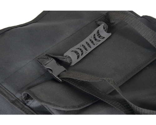 Gros plan d''un sac à outils avec poignée et fermeture