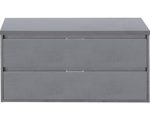 Meuble sous-vasque Sanox Porto couleur de façade vert glace 120 x 59 x 50 cm avec plan vasque Meuble sous-vasque Sanox Porto couleur de façade vert glace 120 x 59 x 50 cm avec plan vasque