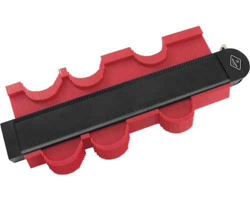 Konturenlehre mit Messskala zur Formübertragung