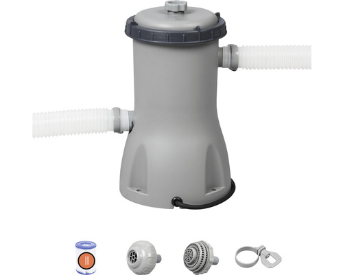 Pompe de filtration de piscine avec accessoires pour le nettoyage de la piscine