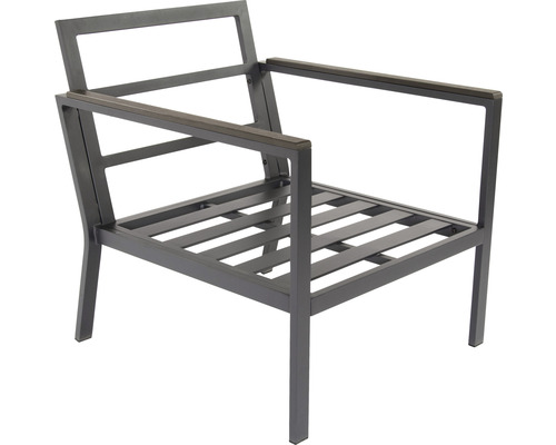 Fauteuil de jardin avec cadre en aluminium
