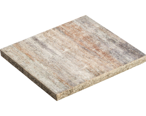 Dalle de terrasse en béton iStone Pure beige coquillage 50 cm x 50 cm x 4 cm Dalle de pavage individuelle avec motif