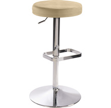 Tabouret de bar réglable en hauteur avec repose-pieds