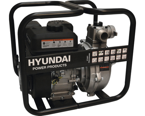 Pompe à eau à moteur Hyundai avec cadre