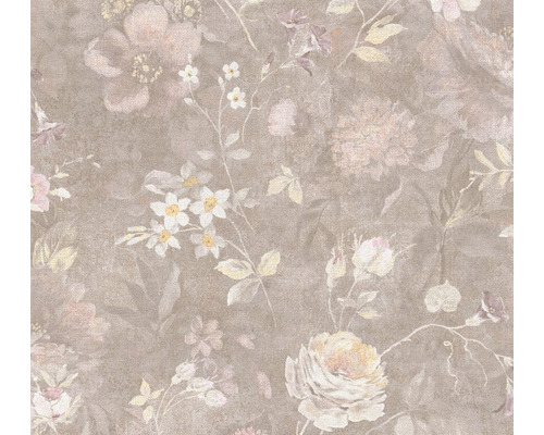 Papier peint intissé 38636-3 Natural Living fleurs grimpantes rose vif Papier peint à motif floral