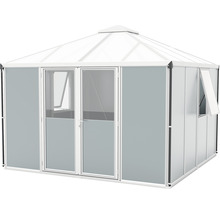 Gartenhaus Vitavia Universum inkl. Fußboden 317 x 322 cm silber