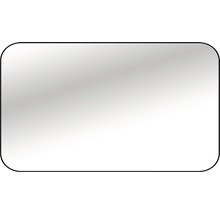 Miroir de salle de bains miroir Cordia TENDER LINE 80 x 120 cm noir