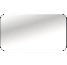 Cadre miroir Cordia TENDER LINE BACKLIGHT LED 80 x 120 cm noir mat IP 44