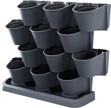 Jardinière verticale à plusieurs niveaux pour montage mural