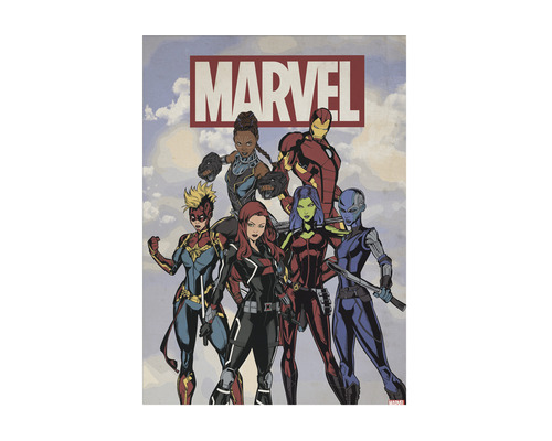 Tableau sur toile Marvel Avengers group 50x70 cm