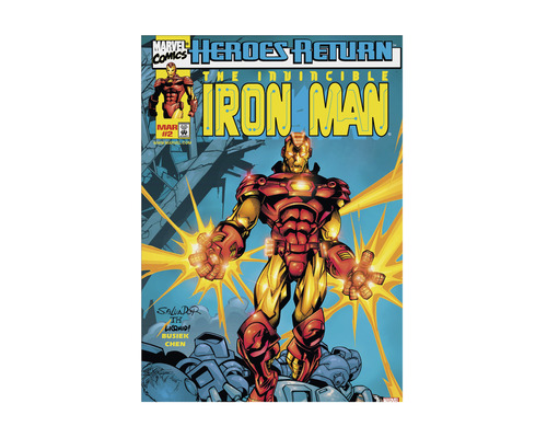 Leinwandbild The invincible Iron Man 50x70 cm