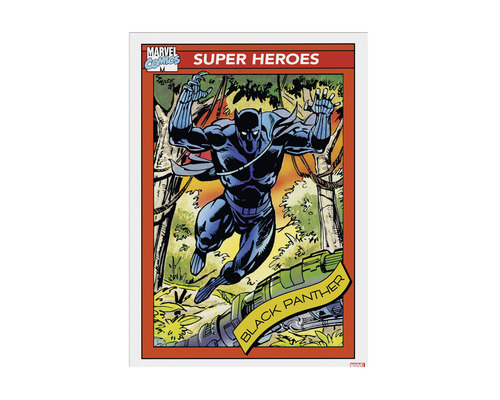 Tableau sur toile Super heroes Black Panther 50x70 cm